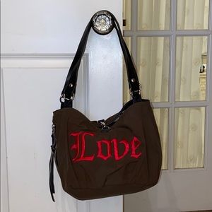 Tylie brown nylon “LOVE “ bag